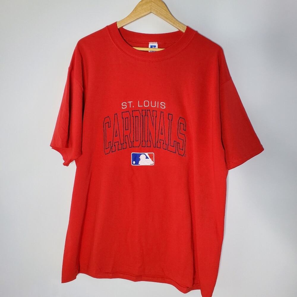 Vintage St. Louis Cardinals red 90s sports Tee Size XL Made in the USA